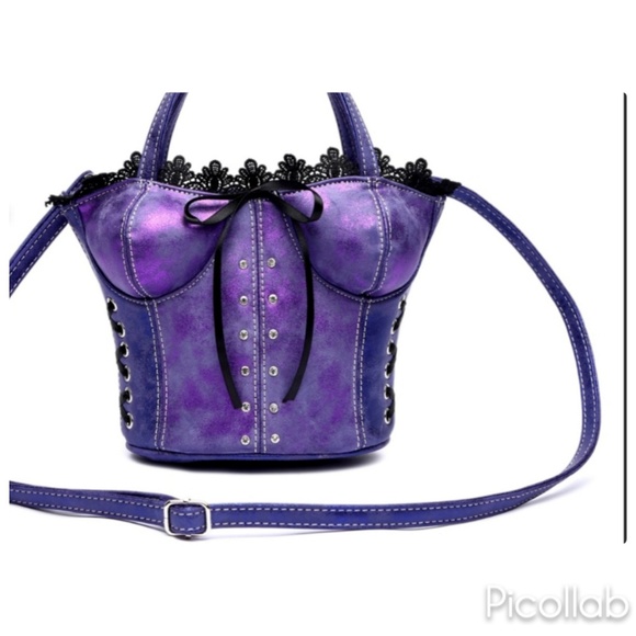 Purple Corset Crossbody Hanbag 💜 - Picture 4 of 8